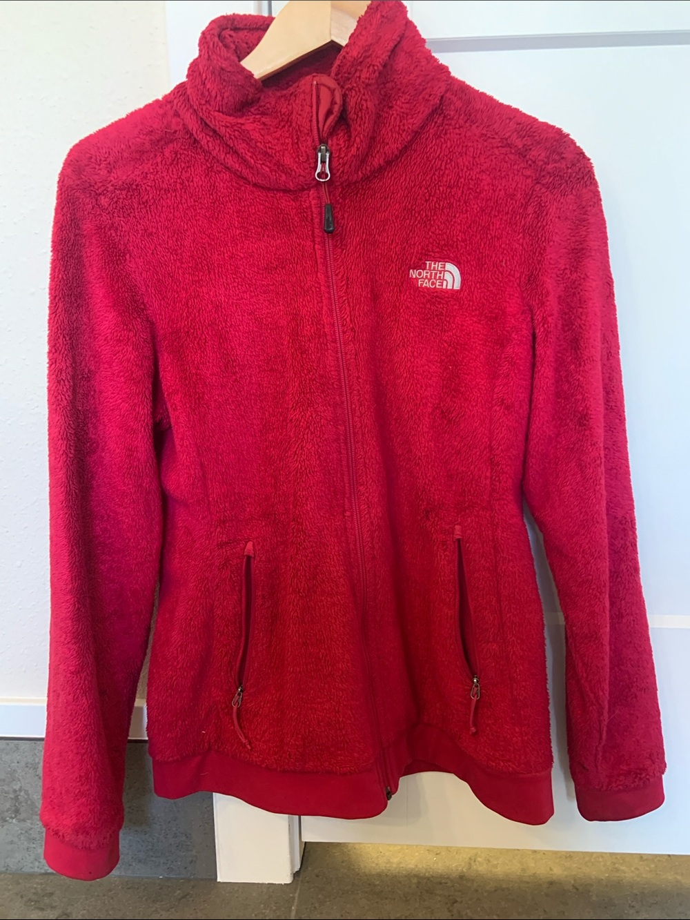 The North Face Fuchsia Pink Soft Fleece Teddy Jacket
